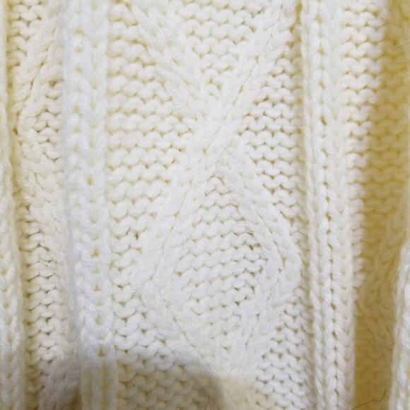 Vintage Blake & Manley Cable Knit Sweater Crew Neck Acrylic No Size Tag - Picture 4 of 10